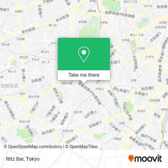 Ritz Bar map