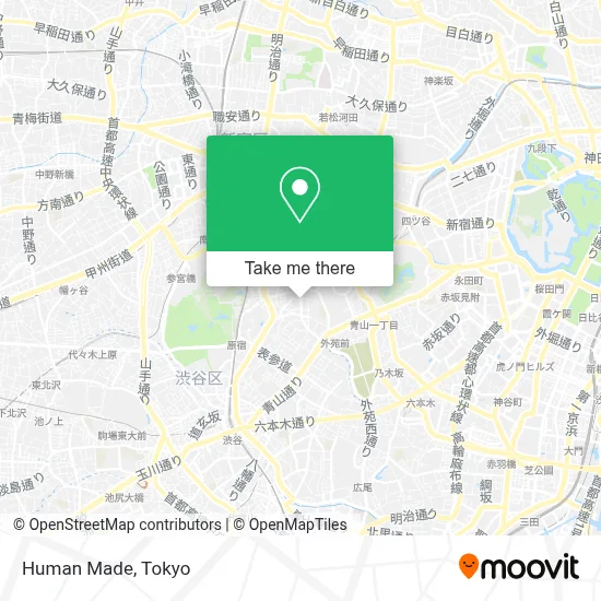 Human Made map