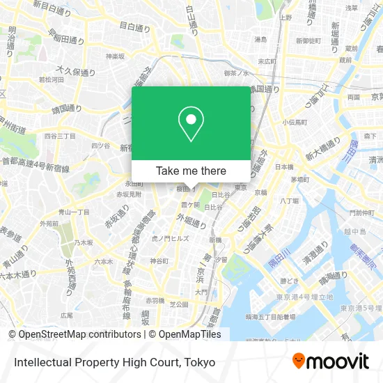 Intellectual Property High Court map