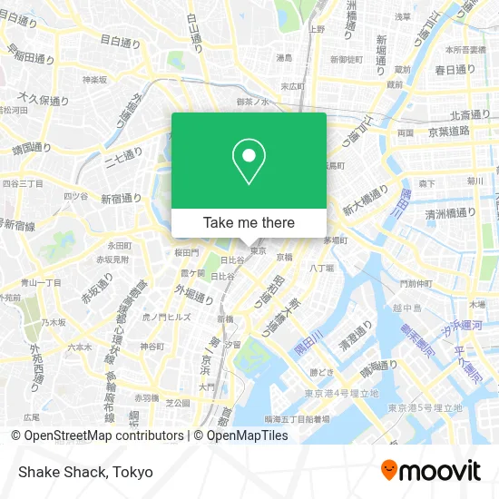 Shake Shack map