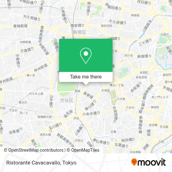 Ristorante Cavacavallo map