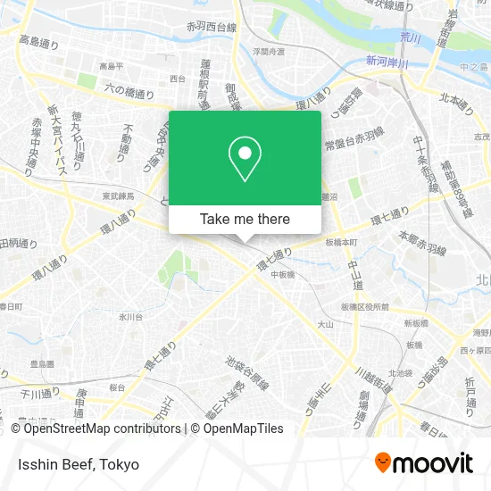 Isshin Beef map