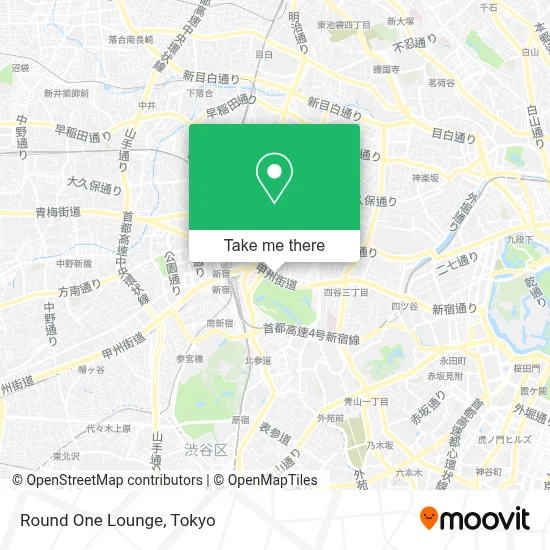 Round One Lounge map