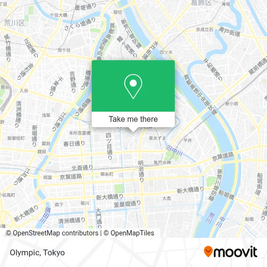 Olympic map