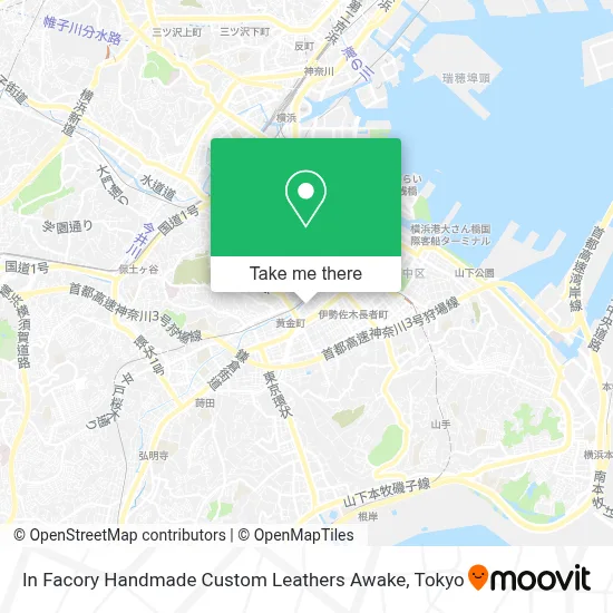 In Facory Handmade Custom Leathers Awake map