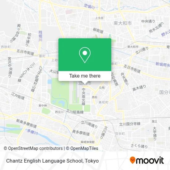 Chantz English Language School map