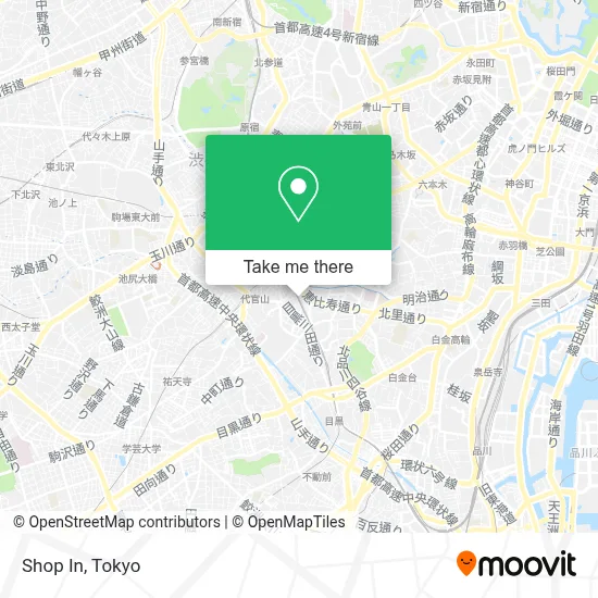 Shop In map