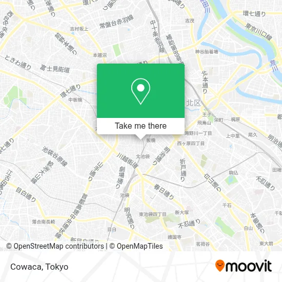 Cowaca map