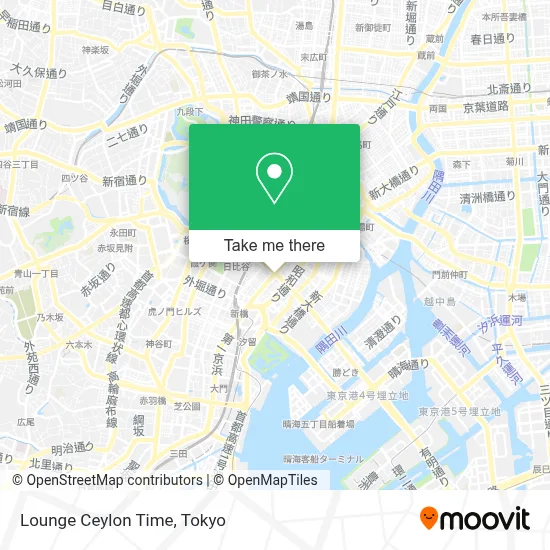 Lounge Ceylon Time map