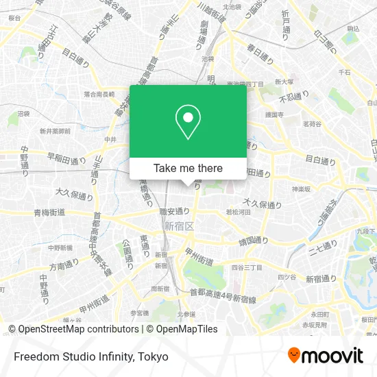 Freedom Studio Infinity map