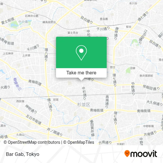 Bar Gab map