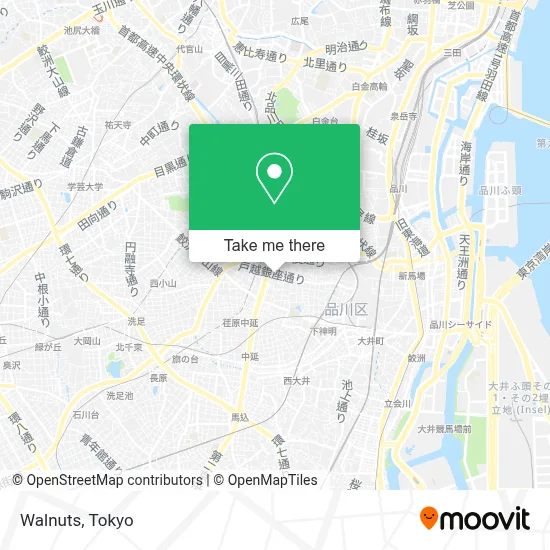 Walnuts map