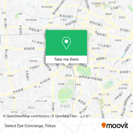 Select Eye Concierge map