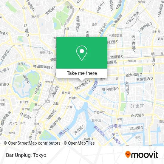 Bar Unplug map