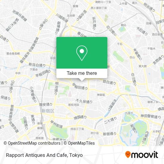 Rapport Antiques And Cafe map