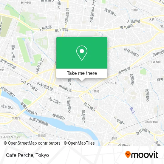 Cafe Perche map