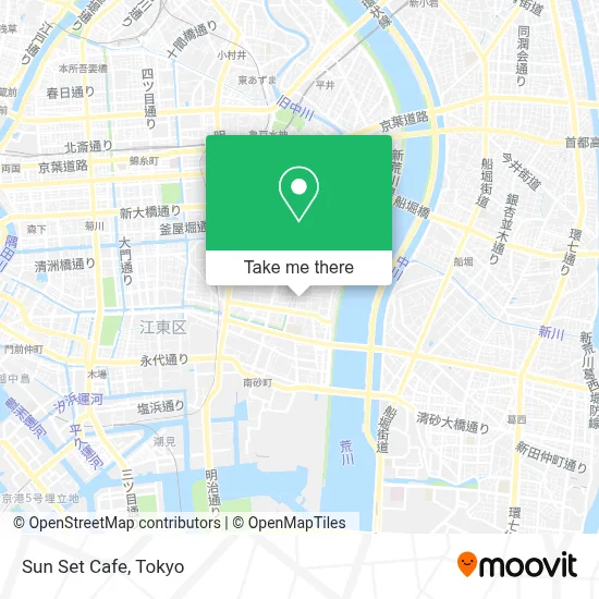 Sun Set Cafe map