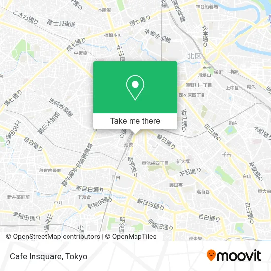 Cafe Insquare map