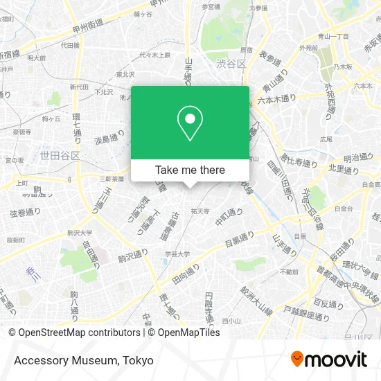 Accessory Museum map
