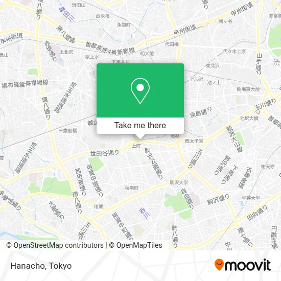 Hanacho map