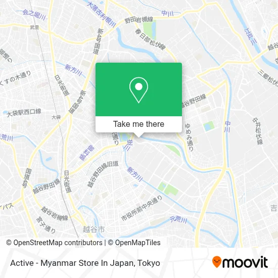 Active - Myanmar Store In Japan map