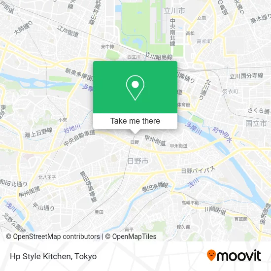 Hp Style Kitchen map