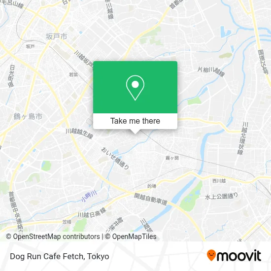 Dog Run Cafe Fetch map