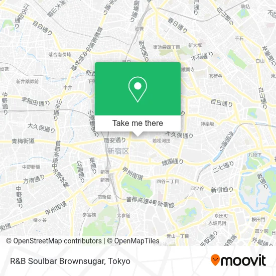 R&B Soulbar Brownsugar map