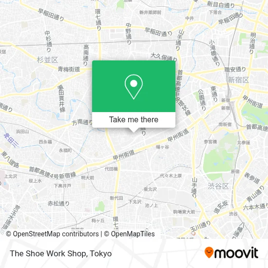 The Shoe Work Shop map