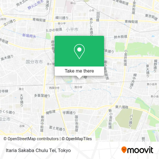 Itaria Sakaba Chulu Tei map