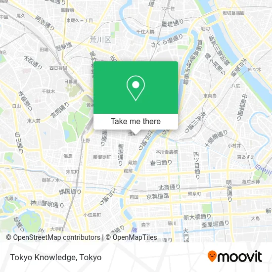 Tokyo Knowledge map