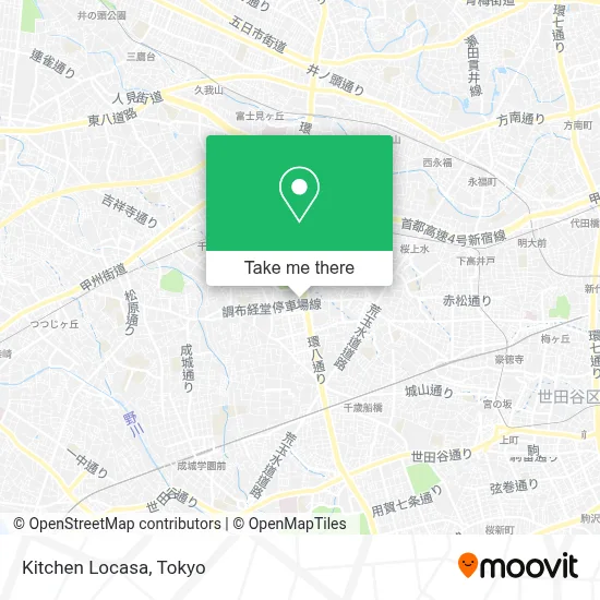 Kitchen Locasa map