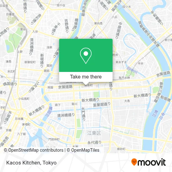 Kacos Kitchen map