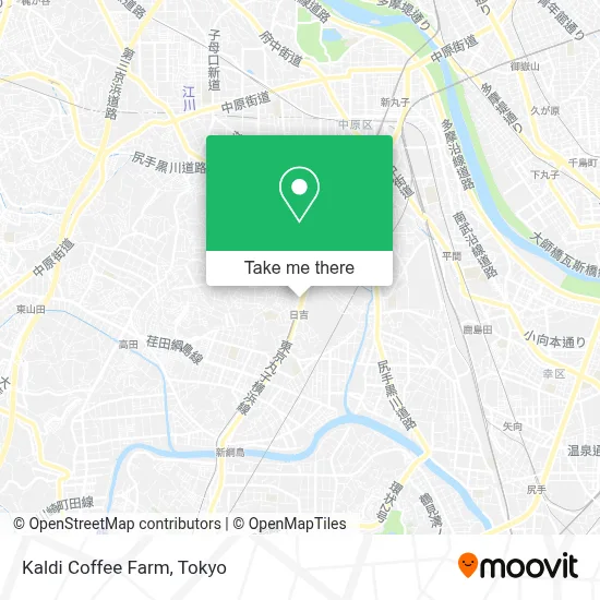 Kaldi Coffee Farm map