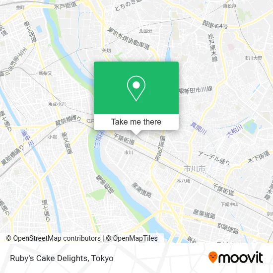Ruby's Cake Delights map