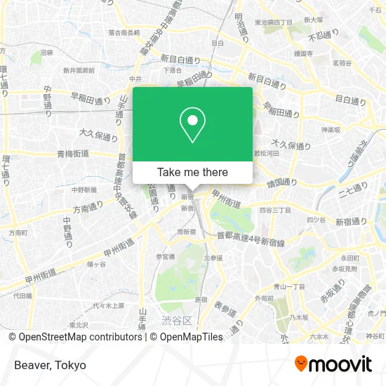 Beaver map