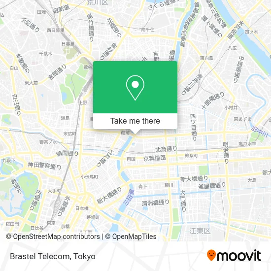 Brastel Telecom map