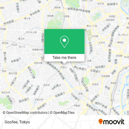 Goofee map
