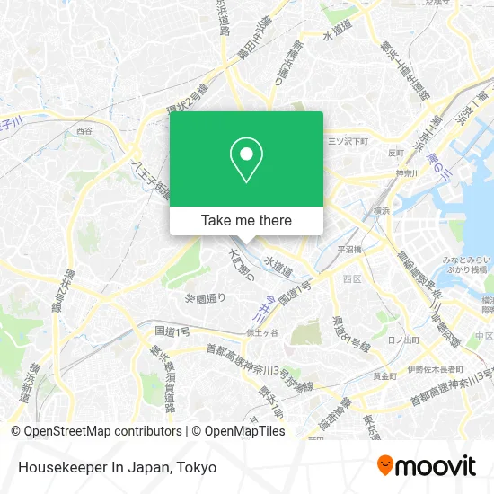 Housekeeper In Japan map