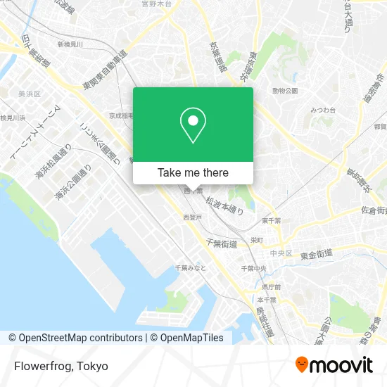Flowerfrog map