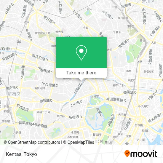 Kentas map