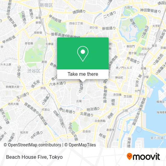 Beach House Five map