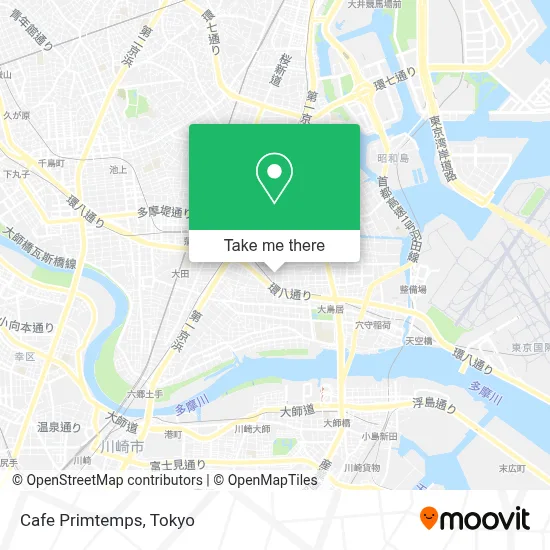 Cafe Primtemps map