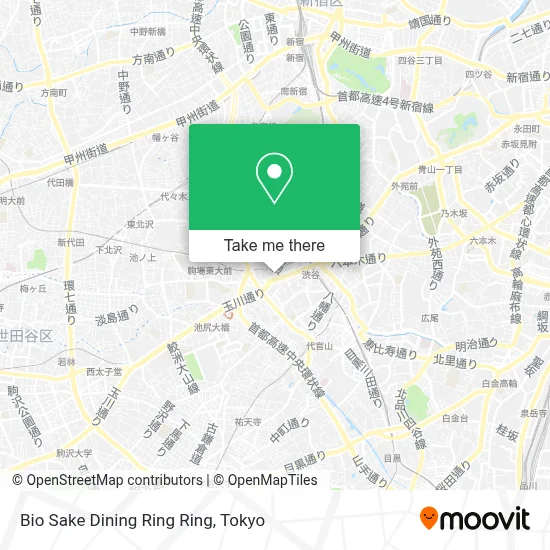 Bio Sake Dining Ring Ring map