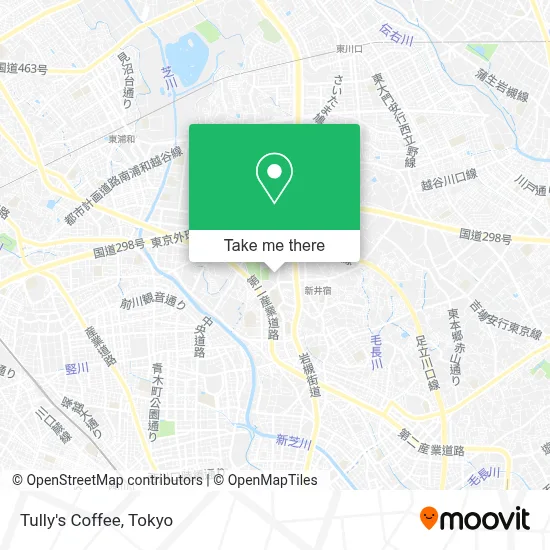 Tully's Coffee map