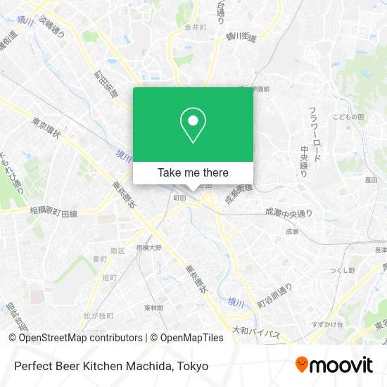Perfect Beer Kitchen Machida map
