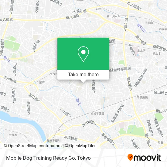 Mobile Dog Training Ready Go map