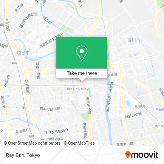 Ray-Ban map