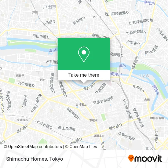 Shimachu Homes map