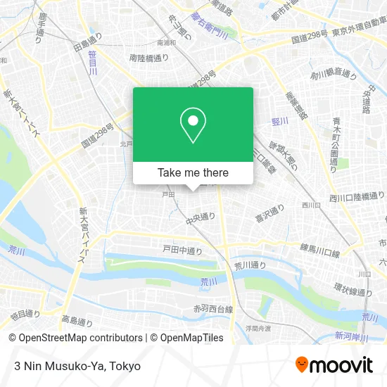 3 Nin Musuko-Ya map
